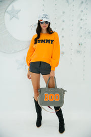 MUMMY ORANGE PULLOVER