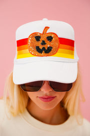 PUMPKIN TRUCKER HAT