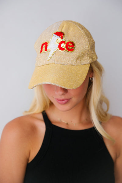 NICE GOLD HAT