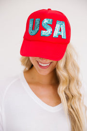 USA TRUCKER HAT