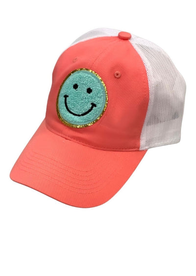 TURQUOISE SMILEY PATCH